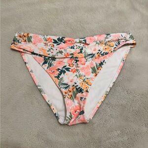 Xhilaration Cheeky Hipster Floral Bikini Bottoms Size Large